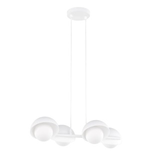 Suspension Nordessa orange (6 lumières)