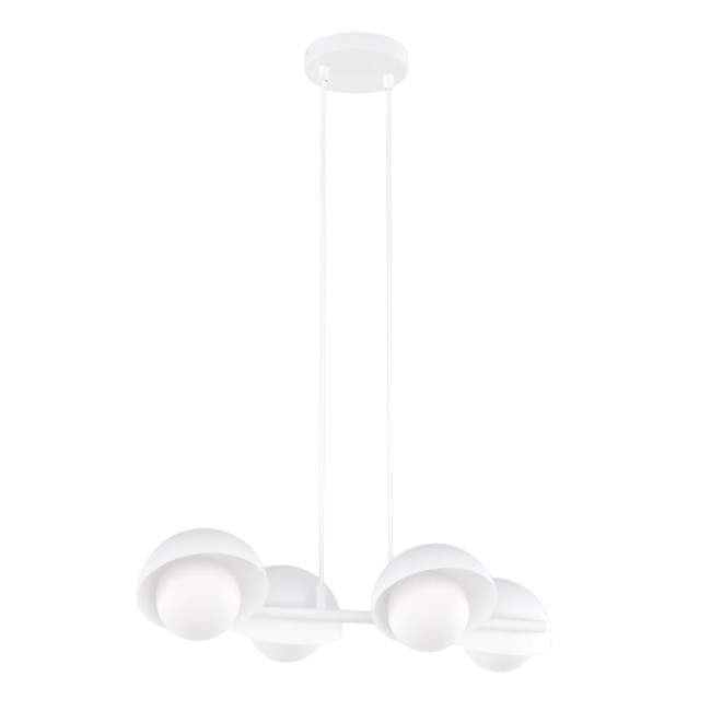 Suspension Nordessa orange (6 lumières)