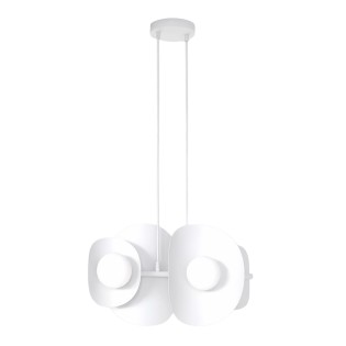 Suspension Lithora noire (6 lumières)