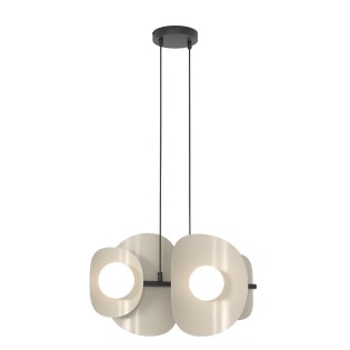 Suspension Lithora blanche (6 lumières)