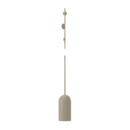 Lampe sur pied Tandem blanche (4 lumières)