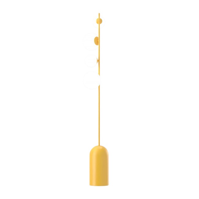 Lampe sur pied Tandem moka (4 lumières)