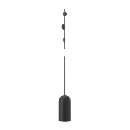 Lampe sur pied Tandem orange (4 lumières)