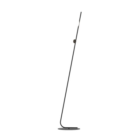 Lampe sur pied Zayra noire (2 lumières)