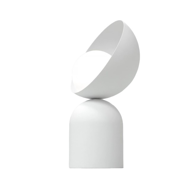 Lampe de table Elvia blanche.