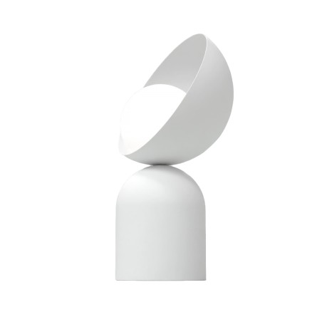 Lampe de table Elvia blanche.