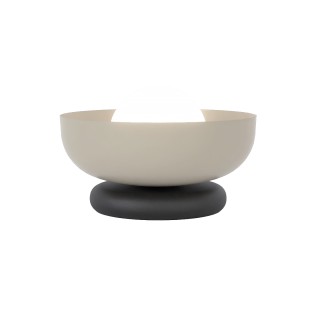 Lampe de table Fenko moka+noir.