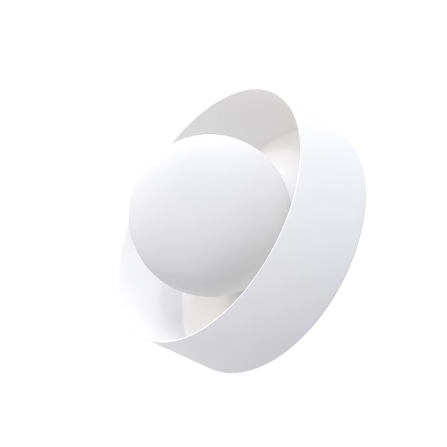 Applique mural Fenko orange.