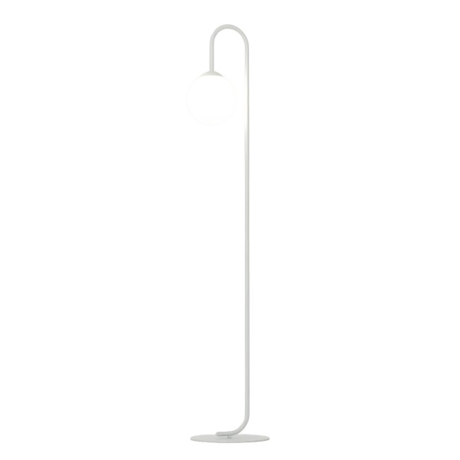 Lampe sur pied Malvi gris.