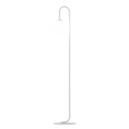 Lampe sur pied Malvi blanche.