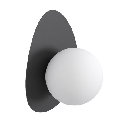 Applique mural Neru noir.