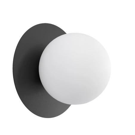 Applique mural Zalko noir.