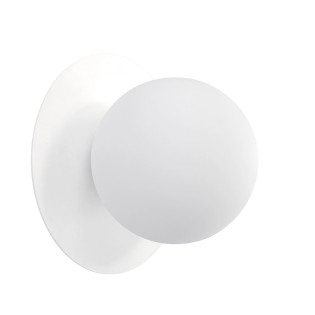 Applique mural Zalko blanc.