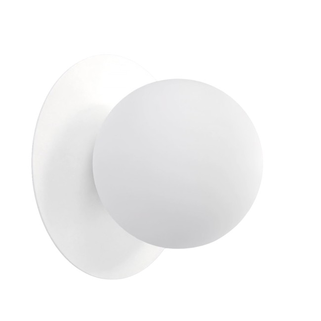 Applique mural Zalko blanc.