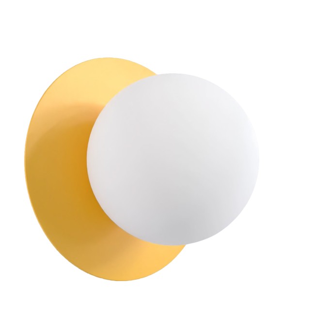 Applique mural Zalko orange.