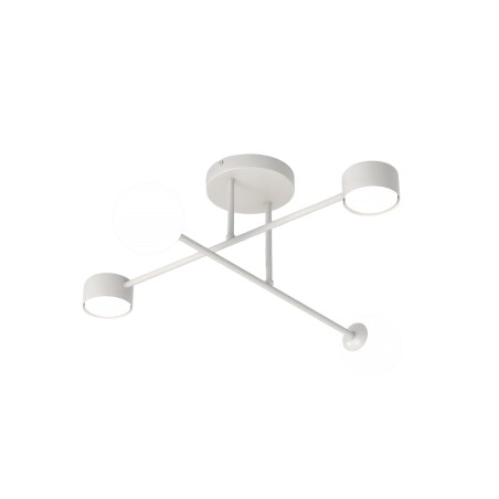 Lampe de plafond Varli grise (4 lumières)