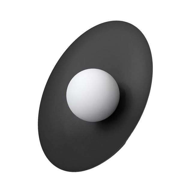 Applique mural Buli noir.