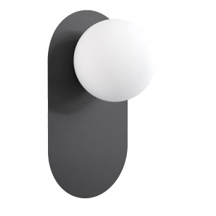 Lampe de plafond Serma noire.