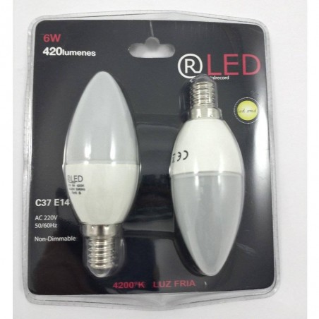 Pack 2x Bombillas LED 4W E27