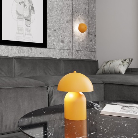 Lampe de table Konvi orange (2 lumières)