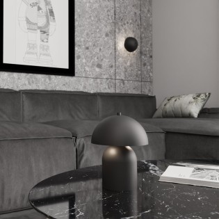 Lampe de table Konvi noire...