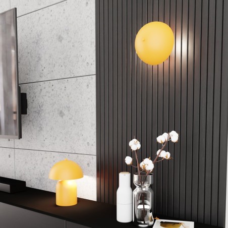 Applique mural Konvi orange (2 lumières)