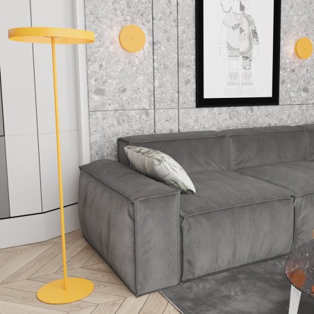 Lampe sur pied Zuko orange (3 lumières)