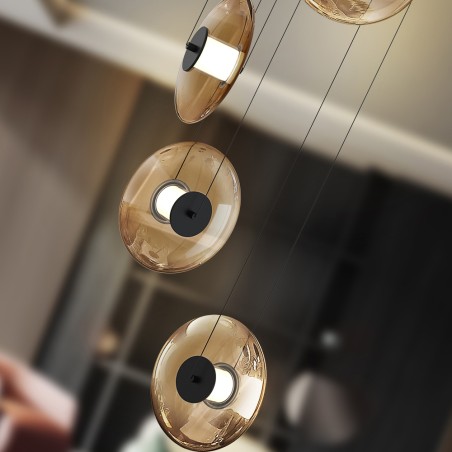Suspension LED Diabolo (5x12W)