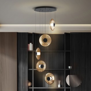 Suspension LED Diabolo (5x12W)