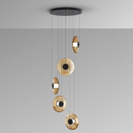 Suspension LED Diabolo (5x12W)