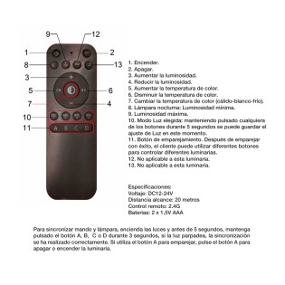 copy of Lámpara colgante LED Colette Dim (182W)