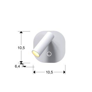 Applique de lecture LED Biblio (6W+2,1W)