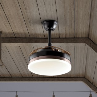 Ventilateur LED pales rétractables Vento Mini CCT Dim (24W)