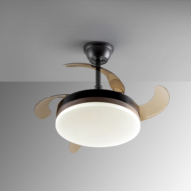Ventilateur LED pales rétractables Vento Mini CCT Dim (24W)