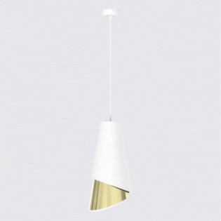 Suspension Vist Blanc+Or