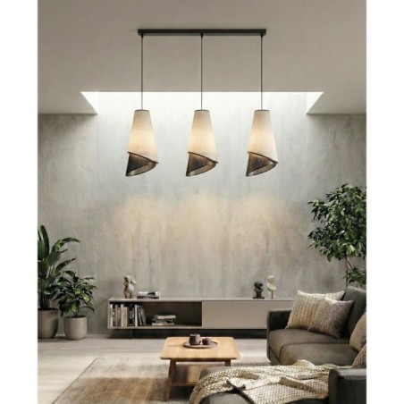 Suspension Vist Noir+Gris (3 lumières)