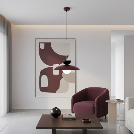 Suspension Duna Bordeaux
