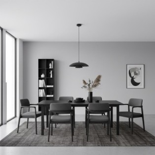 Suspension Tisa Noir