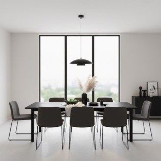 Suspension Tisa Noir