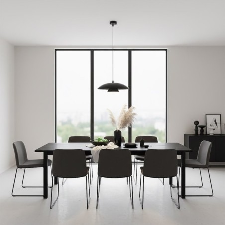 Suspension Tisa Noir