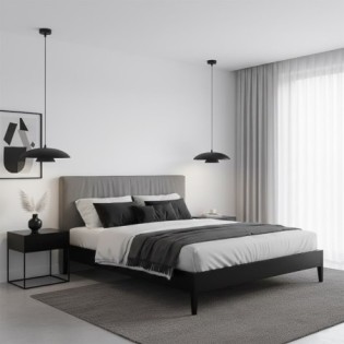 Suspension Tisa Noir