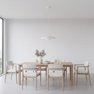 Suspension Tisa Blanc