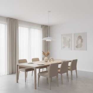 Suspension Tisa Blanc