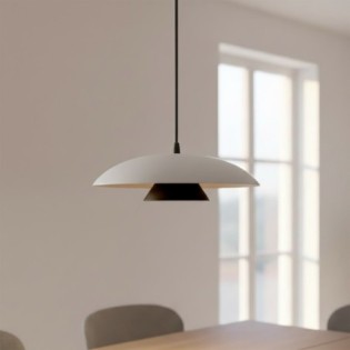 Suspension Tisa Blanc+Noir