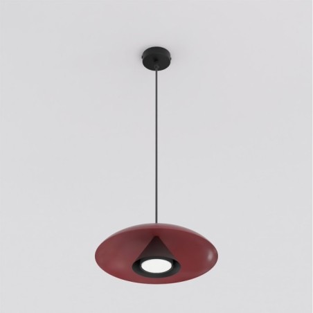 Suspension Tisa Bordeaux+Noir