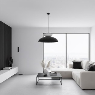 Suspension Sava Noir+Blanc