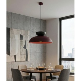 Suspension Sava Bordeaux+Noir