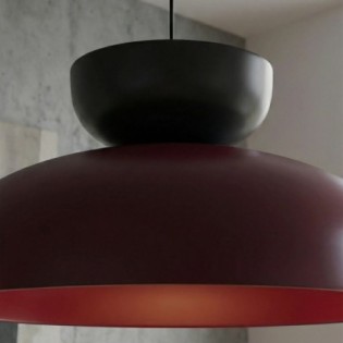 Suspension Sava Bordeaux+Noir