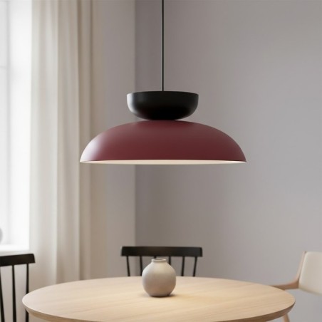 Suspension Sava Bordeaux+Noir