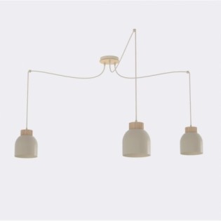 Suspension Prut Moka (3 lumières)